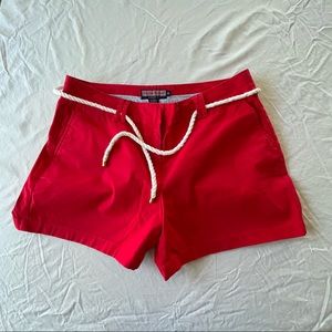 Vineyard Vines Women’s Red nautical shorts size 14